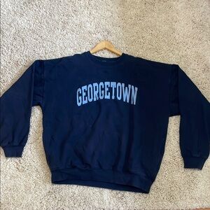 John galt Georgetown Navy Blue Sweater